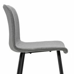 Best Pirce ✨ L3 Home Sadel Set Of 2 65cm Grey Fabric High Back Barstools With Black Steel Legs - To Australia 🔥 -L3 Home Sales 7e1a4c7f67ea4762936f82a6445dc49f