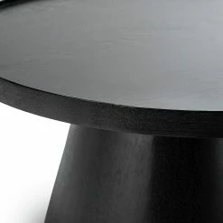 Deals 🥰 Australia Only - L3 Home Adan Black Round Coffee Table Oak 🛒 -L3 Home Sales 7e8d60a479ab4feb9cdfa8ba5d2e75f8