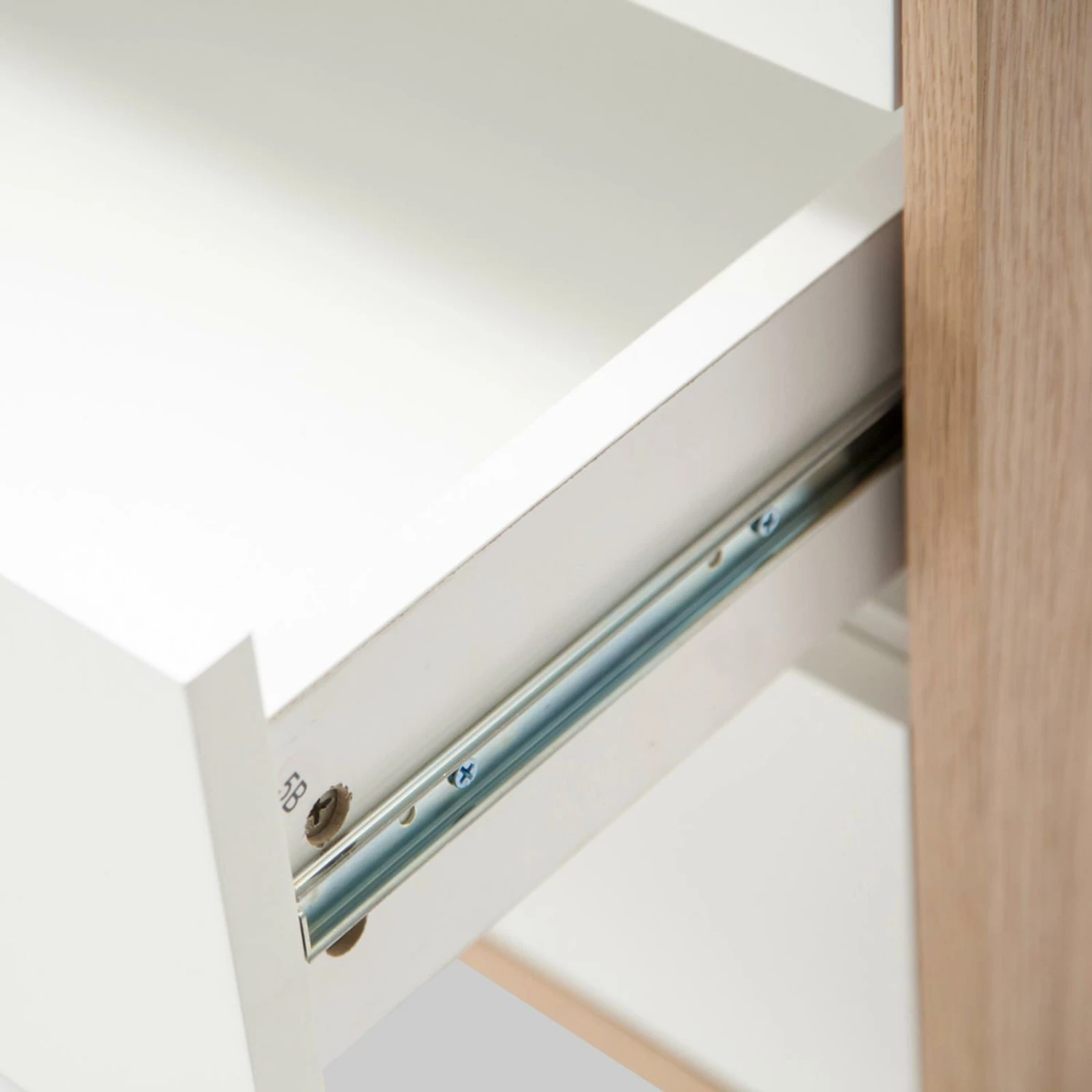 Discount π L3 Home Liena White 3 Drawer Oak Tallboy Chest - To Australia π 8 Discount π L3 Home Liena White 3 Drawer Oak Tallboy Chest - To Australia π - Image 6