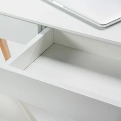 Promo 🥰 Australia Sale - L3 Home Aleksander White & Oak 2 Drawer Writing Desk ⌛ -L3 Home Sales 84508dc10a8c4a899892ab0da2b9016f