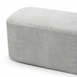 Discount 🛒 L3 Home Podd 80cm Hail Grey Rectangle Rounded Ottoman Bench Stool Light Grey - To Australia 🥰 -L3 Home Sales 8a9eab2bbfa049779109cebca1482c1e