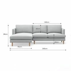 Top 10 π L3 Home Taylor Cloud Grey 3 Seater Fabric Sofa With Left Chaise Lounge Light Grey - To Australia π 20 Top 10 π L3 Home Taylor Cloud Grey 3 Seater Fabric Sofa With Left Chaise Lounge Light Grey - To Australia π -L3 Home Sales 8b4211ae61354d22af911288ab4d0501