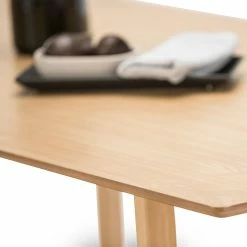 Best Sale 🧨 Australia Only - L3 Home Manhattan 5 Piece Natural Oak Dining Set With Replica White Eames Chairs 🎁 -L3 Home Sales 8c4adc1474d1459f920d58b8dd079b27