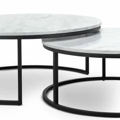 Wholesale 𧨠Australia Sale - L3 Home Khloe White Marble & Black Round Nest Of Coffee Tables π 20 Wholesale 𧨠Australia Sale - L3 Home Khloe White Marble & Black Round Nest Of Coffee Tables π -L3 Home Sales 90c36a21fd9e4420aa8f5f4847ae4e56