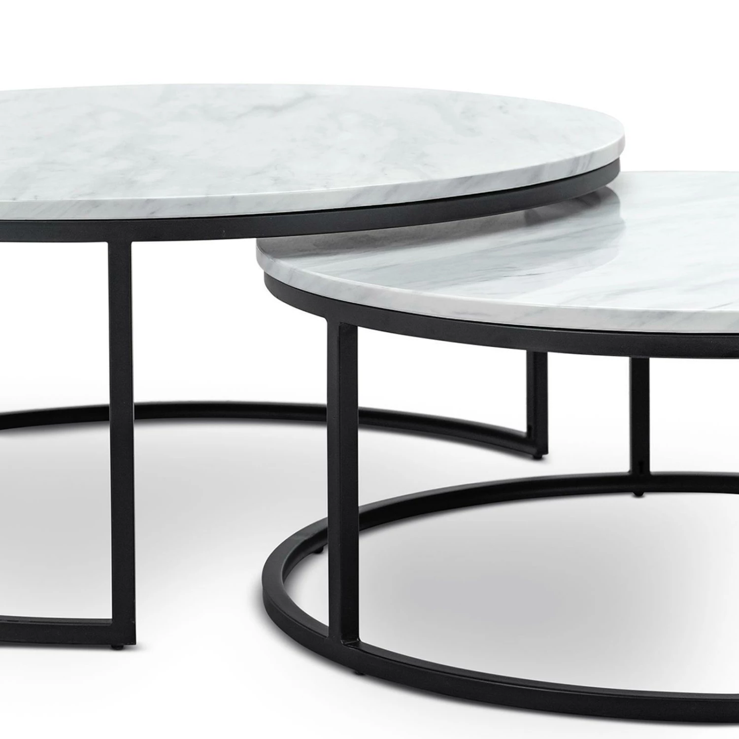 Wholesale 𧨠Australia Sale - L3 Home Khloe White Marble & Black Round Nest Of Coffee Tables π 11 Wholesale 𧨠Australia Sale - L3 Home Khloe White Marble & Black Round Nest Of Coffee Tables π - Image 9