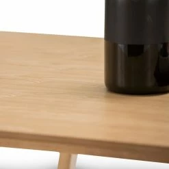 Best Sale 🧨 Australia Only - L3 Home Manhattan 5 Piece Natural Oak Dining Set With Replica White Eames Chairs 🎁 -L3 Home Sales 91f9741c5e38442197039b88537c4019