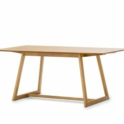 Cheap 😀 Australia Sale - L3 Home Manhattan 5 Piece Natural Oak Dining Set With Grey Sadel Fabric Chairs ✨ -L3 Home Sales 9540baa67d9544d8bbd5063d928d233f