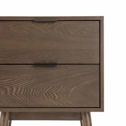 Best Sale 🌟 Australia Sale - L3 Home Stella Walnut 2 Drawer Bedside Table Brown 🛒 -L3 Home Sales 958b160ff85048448b59fed7df1c4466