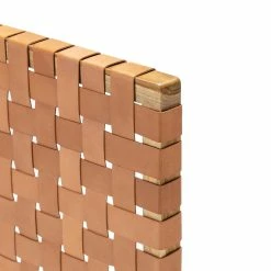 Hot Sale 🎁 Australia Only - L3 Home Lazie King Size Teak & Natural Tan Leather Bedhead 🔥 -L3 Home Sales 974d0474d4ab49acaa8e5b3135e6270e