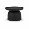 Flash Sale ❤️ Australia Sale - L3 Home Sirkel Round Matte Black Steel Pedestal Coffee Table ✨ -L3 Home Sales 9aea6f7a1092473a8a2213578ff15714