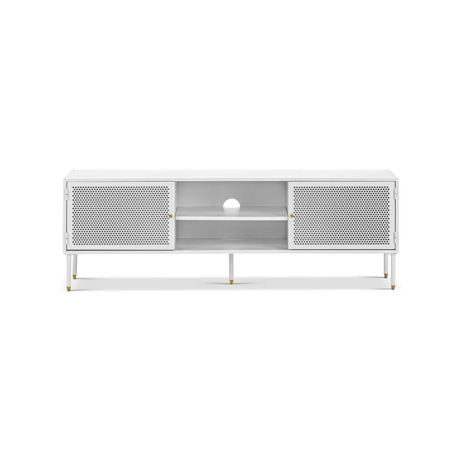 Best reviews of ⭐ Australia Sale - L3 Home Mesh 160cm White Steel 2 Door TV Entertainment Unit ✔️ 4 Best reviews of ⭐ Australia Sale - L3 Home Mesh 160cm White Steel 2 Door TV Entertainment Unit ✔️ - Image 2