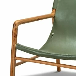 Best Sale π L3 Home Norah Leather Sling Armchair In Olive Green With Solid Teak Wood Dark Olive Green - To Australia π 18 Best Sale π L3 Home Norah Leather Sling Armchair In Olive Green With Solid Teak Wood Dark Olive Green - To Australia π -L3 Home Sales a36c3b3d9b2141cc97b282ed234d7ee0