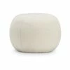 Hot Sale 👏 L3 Home Venus Round 50cm Bouclé Cream Pouf Ottoman - To Australia 🎁 -L3 Home Sales a41a40327d4f428e83dcb04e7f020a0d