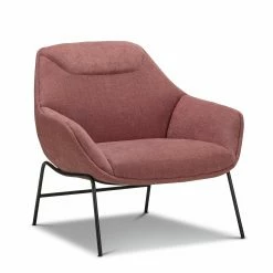 Cheapest 🥰 Australia Only - L3 Home Mii Rosy Paprika Designer Occasional Lounge Fabric Armchair Sienna ✔️