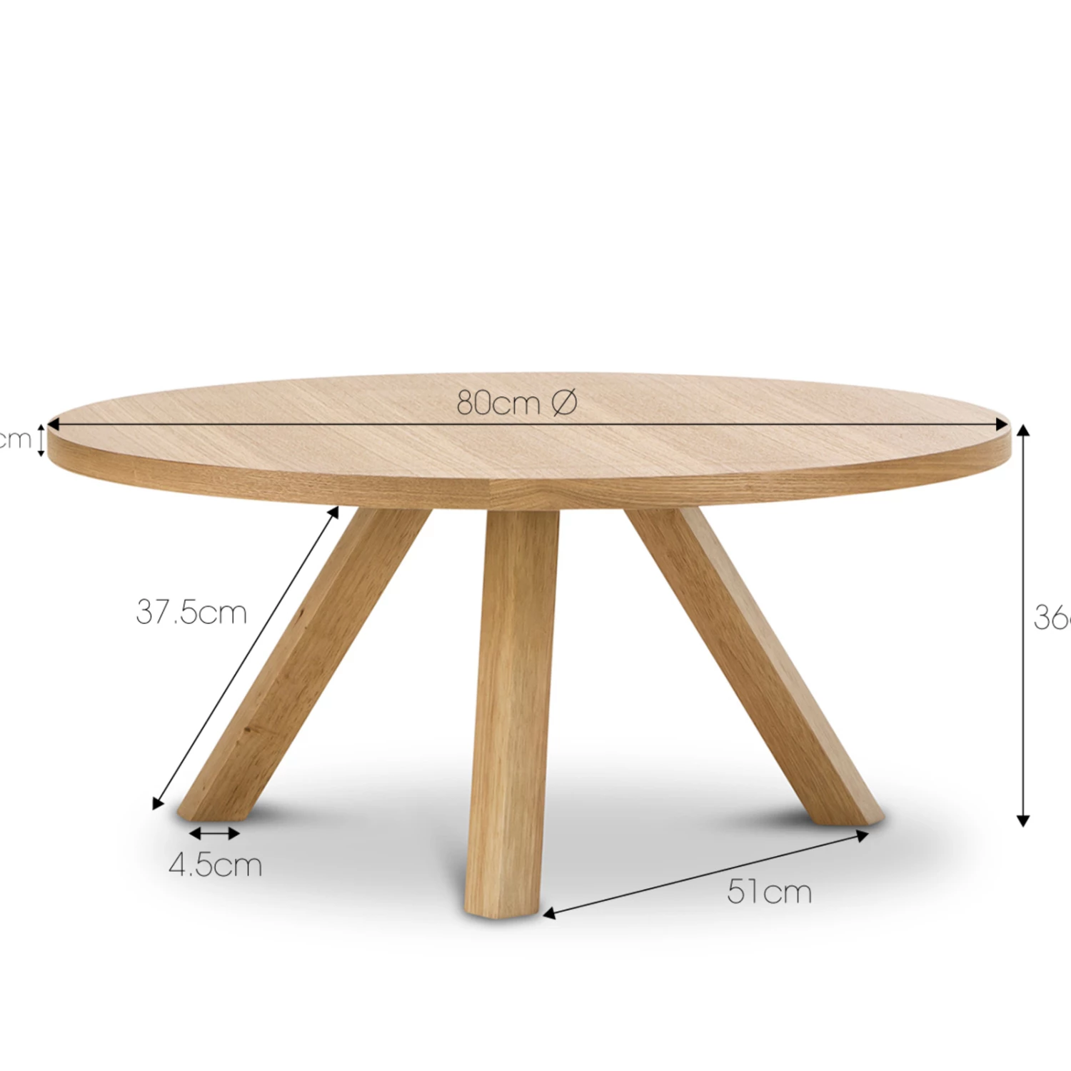 Brand new ๐ Australia Only - L3 Home Roi Light Oak Round Coffee Table ๐ฏ 7 Brand new ๐ Australia Only - L3 Home Roi Light Oak Round Coffee Table ๐ฏ - Image 5