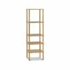 Budget 😀 Australia Sale - L3 Home Rakie Five Tier Tall Display Shelving Unit In Natural Oak Wood 🥰 -L3 Home Sales aa3e75e6fb2d4d0bb63d13ee5b91a888