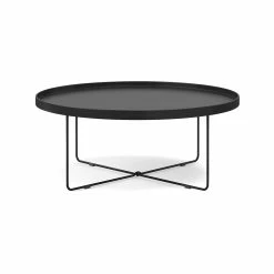 Best deal 🔔 Australia Only - L3 Home Black Contemporary 90cm Tray Coffee Table With Steel Legs 😉 -L3 Home Sales ab2d0d0e6bea4d2a9eff46a619f10588