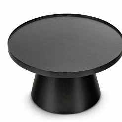 Deals 🥰 Australia Only - L3 Home Adan Black Round Coffee Table Oak 🛒 -L3 Home Sales ad5d72784ac6478cae1d16c53d8c7537
