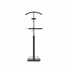 Discount π Australia Sale - L3 Home Vele Black Polished Timber Men's Valet Stand & π Shoe Rack π