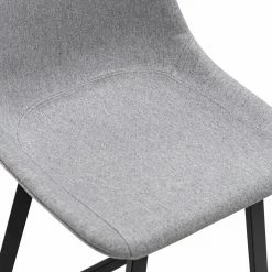 Discount ⌛ Australia Only - L3 Home Hanns Set Of 2 67cm Grey Fabric High Back Barstools 😍 -L3 Home Sales b04abea2f9df4cba978d90c8909434b9