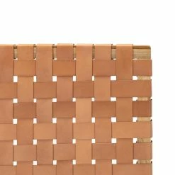 Hot Sale 🎁 Australia Only - L3 Home Lazie King Size Teak & Natural Tan Leather Bedhead 🔥 -L3 Home Sales b606988d74cd44f08f09542e8c45e64b