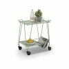 Best deal 😍 Australia Sale - L3 Home Kian Sage Green Steel Bar Cart Drink Trolley ⭐ -L3 Home Sales b7022c00962a482d87f1bbb655b84bad