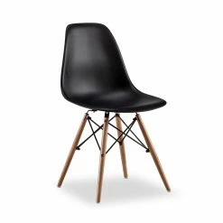 New π L3 Home Milari 5 Piece Round Natural Oak Dining Set With Replica Black Eames Chairs - To Australia π 17 New π L3 Home Milari 5 Piece Round Natural Oak Dining Set With Replica Black Eames Chairs - To Australia π -L3 Home Sales b84ad721205d4692b62bc0c6d647decb