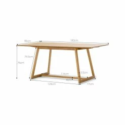 New π― Australia Sale - L3 Home Manhattan 180cm Rectangular Natural Oak Dining Table β¨ 14 New π― Australia Sale - L3 Home Manhattan 180cm Rectangular Natural Oak Dining Table β¨ -L3 Home Sales bd8435d7dc564f05b4096fd435a1a9f0