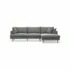 Best deal ✨ L3 Home Byron Anthracite Charcoal Modular Sofa With Right Chaise Lounge - To Australia 🔥