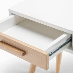 Cheapest 👏 L3 Home Myst Oak & White 2 Drawer Writing Desk - To Australia 💯 -L3 Home Sales c32ecfa94d384d2ba69e67eb3384420f