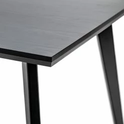 Buy 🔥 Australia Only - L3 Home Bruno 180cm Rectangular Black Oak Dining Table ⌛ -L3 Home Sales c436ef04236c45fb8ba497a03121fc55