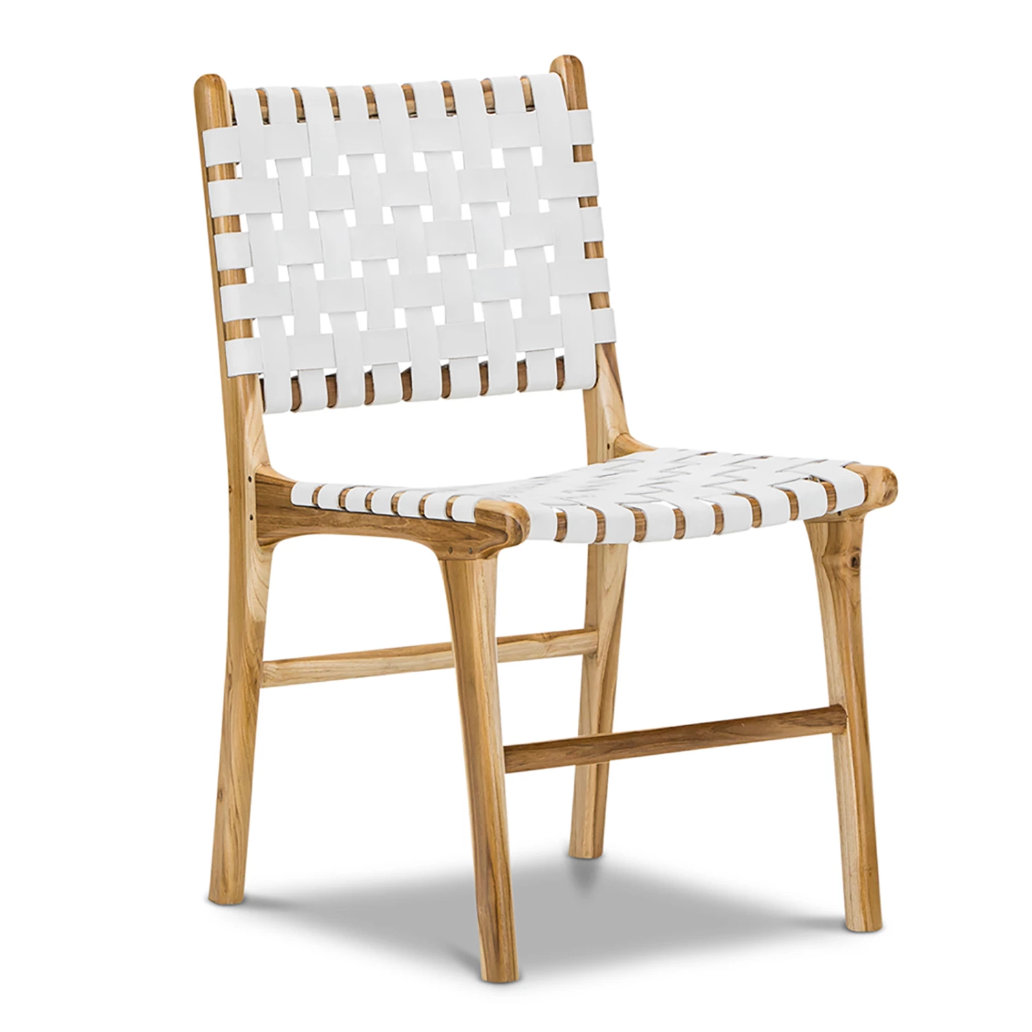New π€© Australia Sale - L3 Home Lazie Set Of 2 White Leather Strapping Teak Wood Dining Chair 𧨠3 New π€© Australia Sale - L3 Home Lazie Set Of 2 White Leather Strapping Teak Wood Dining Chair π§¨