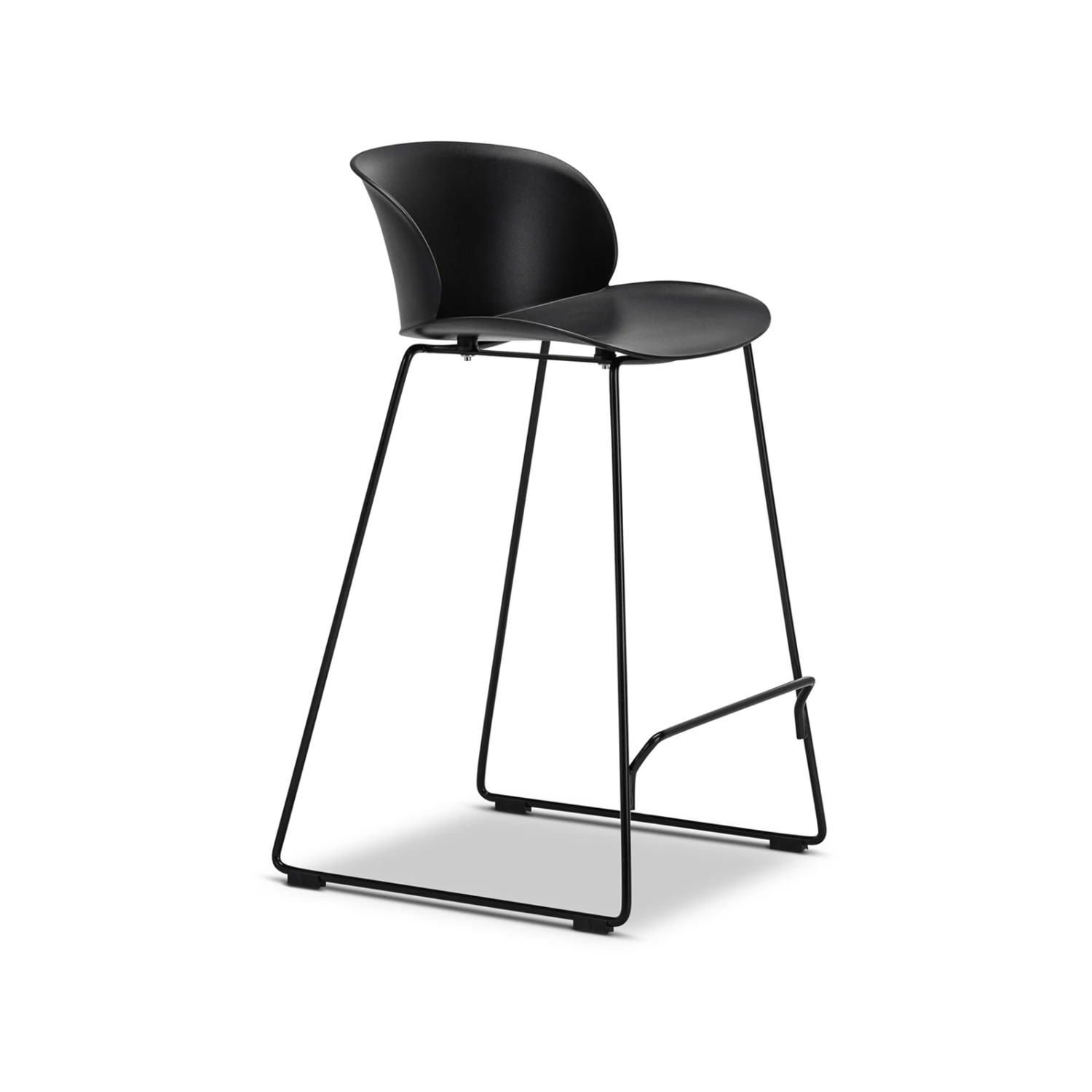 Cheap π₯ L3 Home Koa Set Of 2 Black High Back Sled Barstools With Steel Legs - To Australia β 4 Cheap π₯ L3 Home Koa Set Of 2 Black High Back Sled Barstools With Steel Legs - To Australia β - Image 2