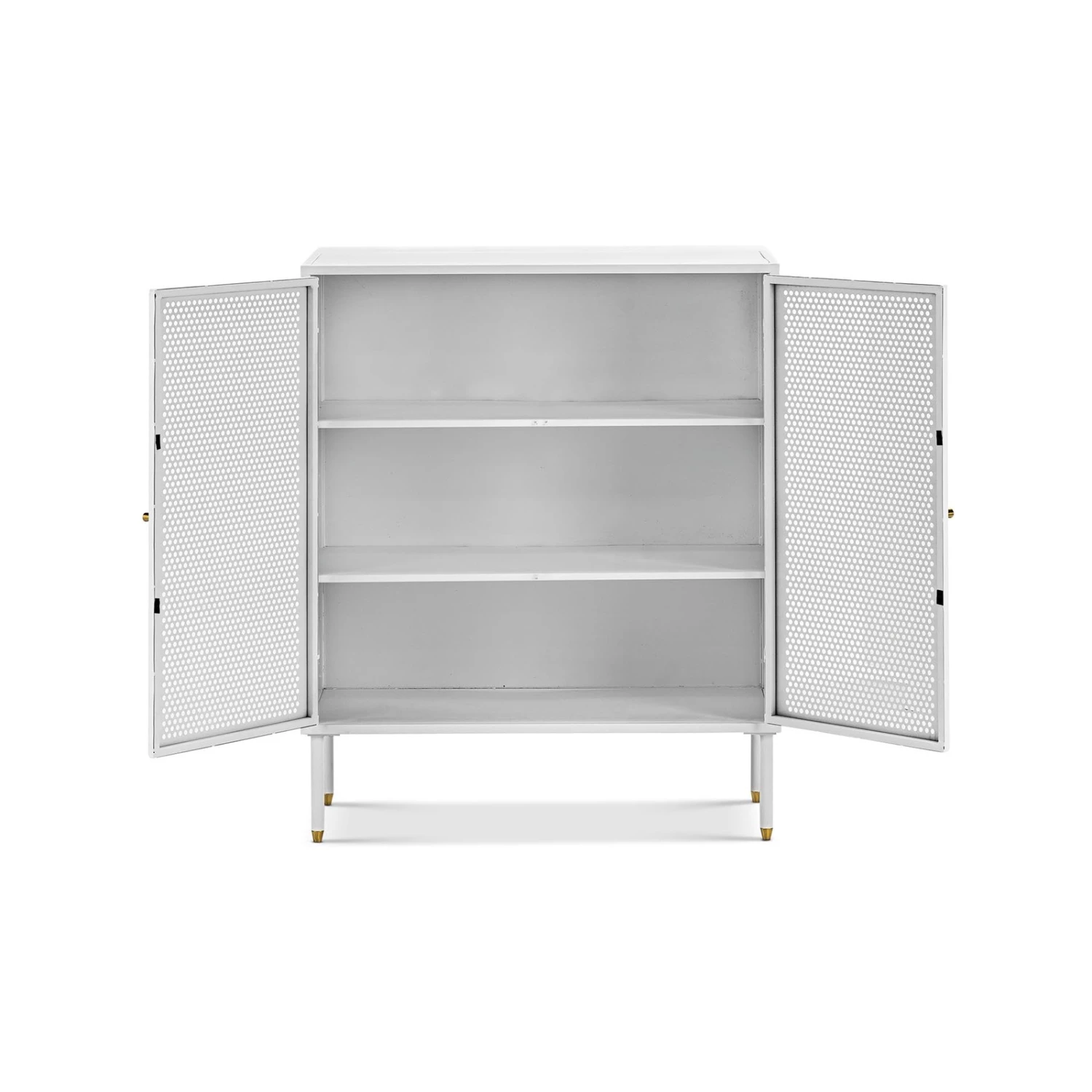 Best deal β¨ Australia Sale - L3 Home Mesh 2 Door White Steel Low Storage Cabinet π― 6 Best deal β¨ Australia Sale - L3 Home Mesh 2 Door White Steel Low Storage Cabinet π― - Image 4