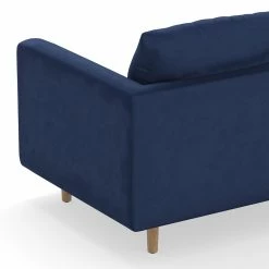 Promo 😉 Australia Sale - L3 Home Kirra 3 Seater Indigo Blue Mid-Century Tufted Velvet Sofa Midnight Blue 💯 -L3 Home Sales d00a46bdb4054e9eb4fd388fb2e7cb1d