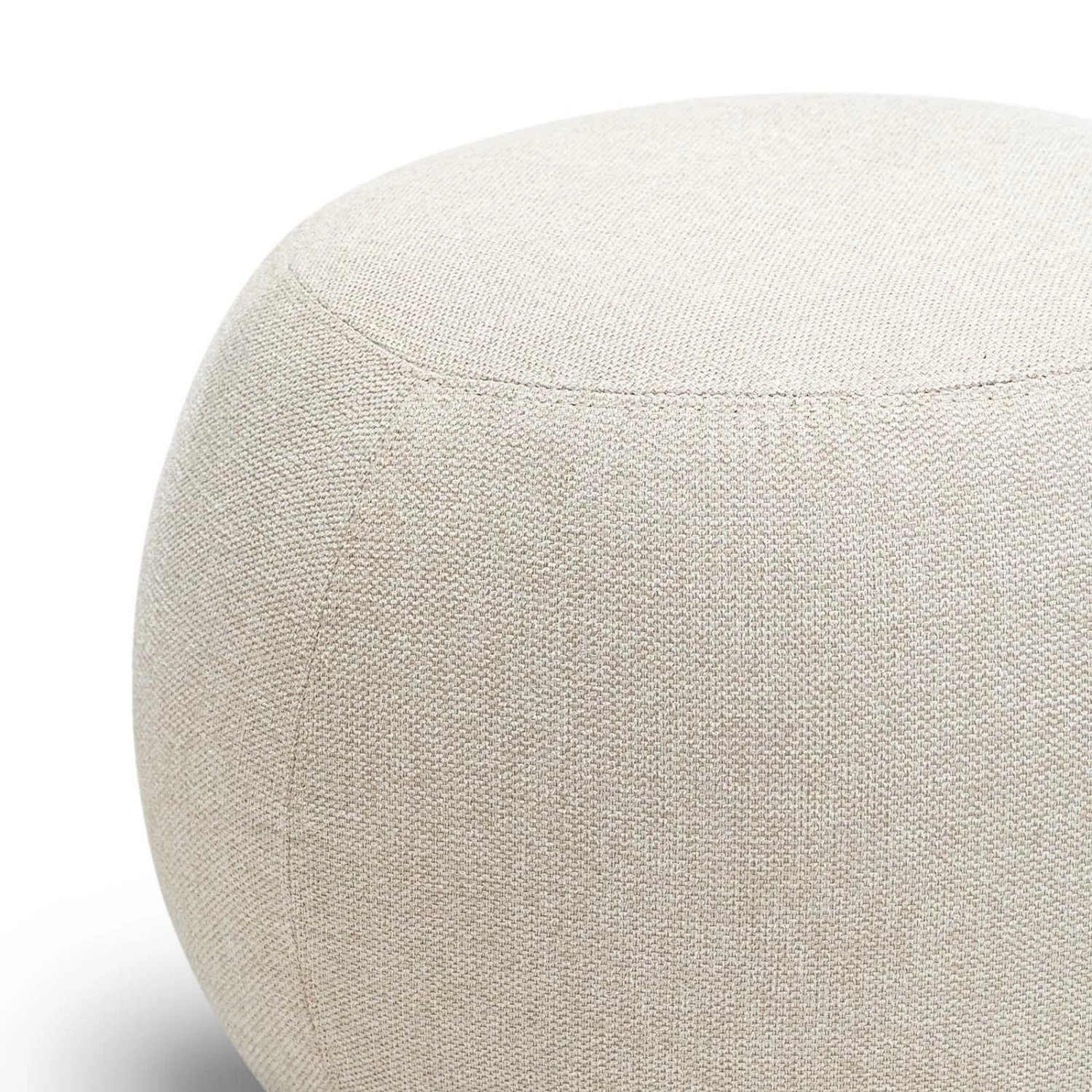 New π Australia Sale - L3 Home Venus Light Beige Round Ottoman Pouf π 5 New π Australia Sale - L3 Home Venus Light Beige Round Ottoman Pouf π - Image 3