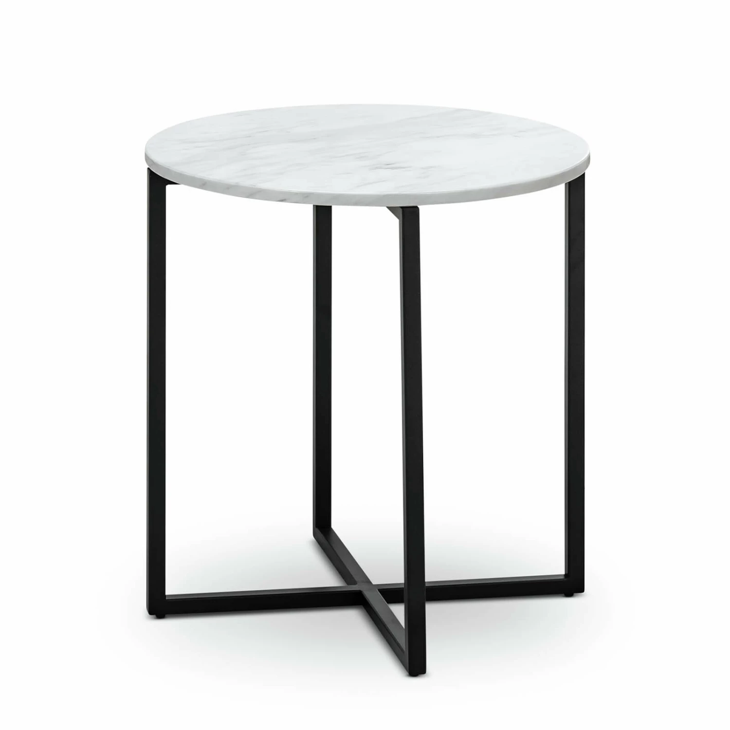 New π Australia Sale - L3 Home Ellie White Marble & Black Round Side Table β¨ 5 New π Australia Sale - L3 Home Ellie White Marble & Black Round Side Table β¨ - Image 3