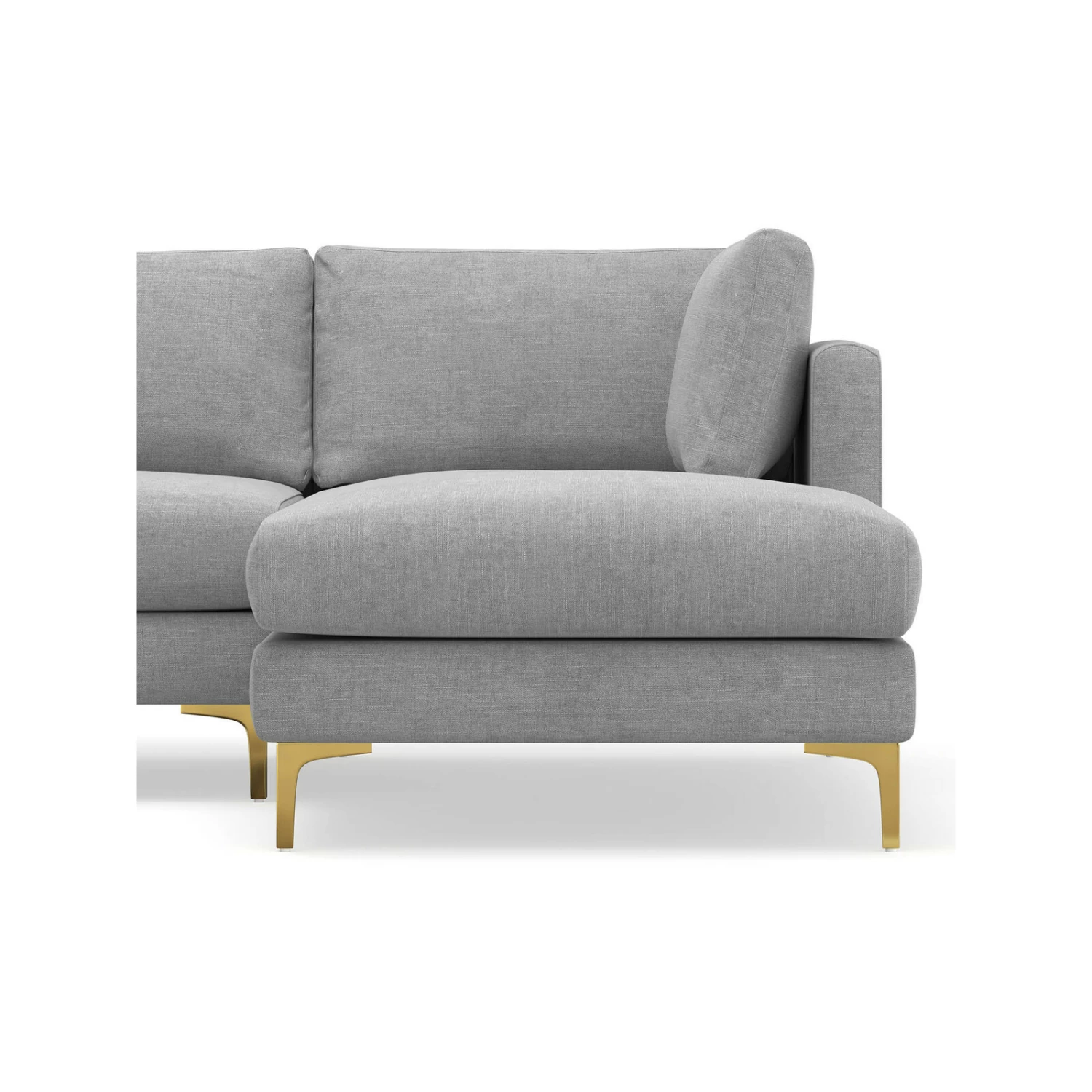 New π₯ L3 Home Alex 3.5 Seater Dove Grey Fabric Sectional Sofa With Right Chaise Lounge Light Grey - To Australia π 9 New π₯ L3 Home Alex 3.5 Seater Dove Grey Fabric Sectional Sofa With Right Chaise Lounge Light Grey - To Australia π - Image 7