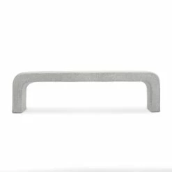Brand new ✨ L3 Home Harper 160cm Hail Grey Designer Arch Curved Bench Seat Light Grey - To Australia 🧨 -L3 Home Sales da479cddab334305aa51b794c2447e43