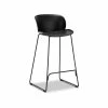 Cheap π₯ L3 Home Koa Set Of 2 Black High Back Sled Barstools With Steel Legs - To Australia β 1 Cheap π₯ L3 Home Koa Set Of 2 Black High Back Sled Barstools With Steel Legs - To Australia β -L3 Home Sales dd0e7a47f98144c0bd43deace78a003a