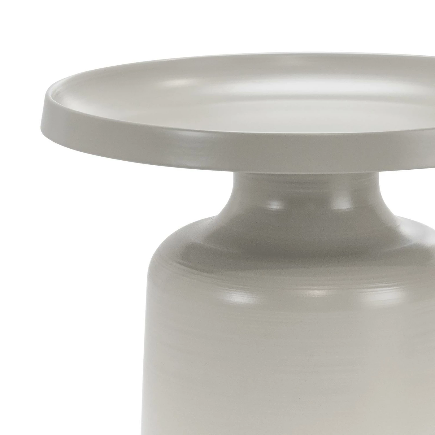 Best Sale π€© Australia Sale - L3 Home Palemo Round Dove Grey Steel Pedestal Tray Side Table Light Grey β¨ 5 Best Sale π€© Australia Sale - L3 Home Palemo Round Dove Grey Steel Pedestal Tray Side Table Light Grey β¨ - Image 3