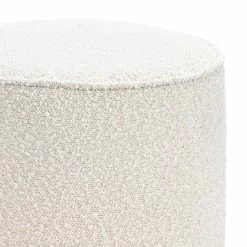 Deals 🌟 Australia Sale - L3 Home Mila Round Bouclé Cream Ottoman Stool With Brushed Gold Base 🤩 -L3 Home Sales e041dc22d9e94a3b804336af339c4196