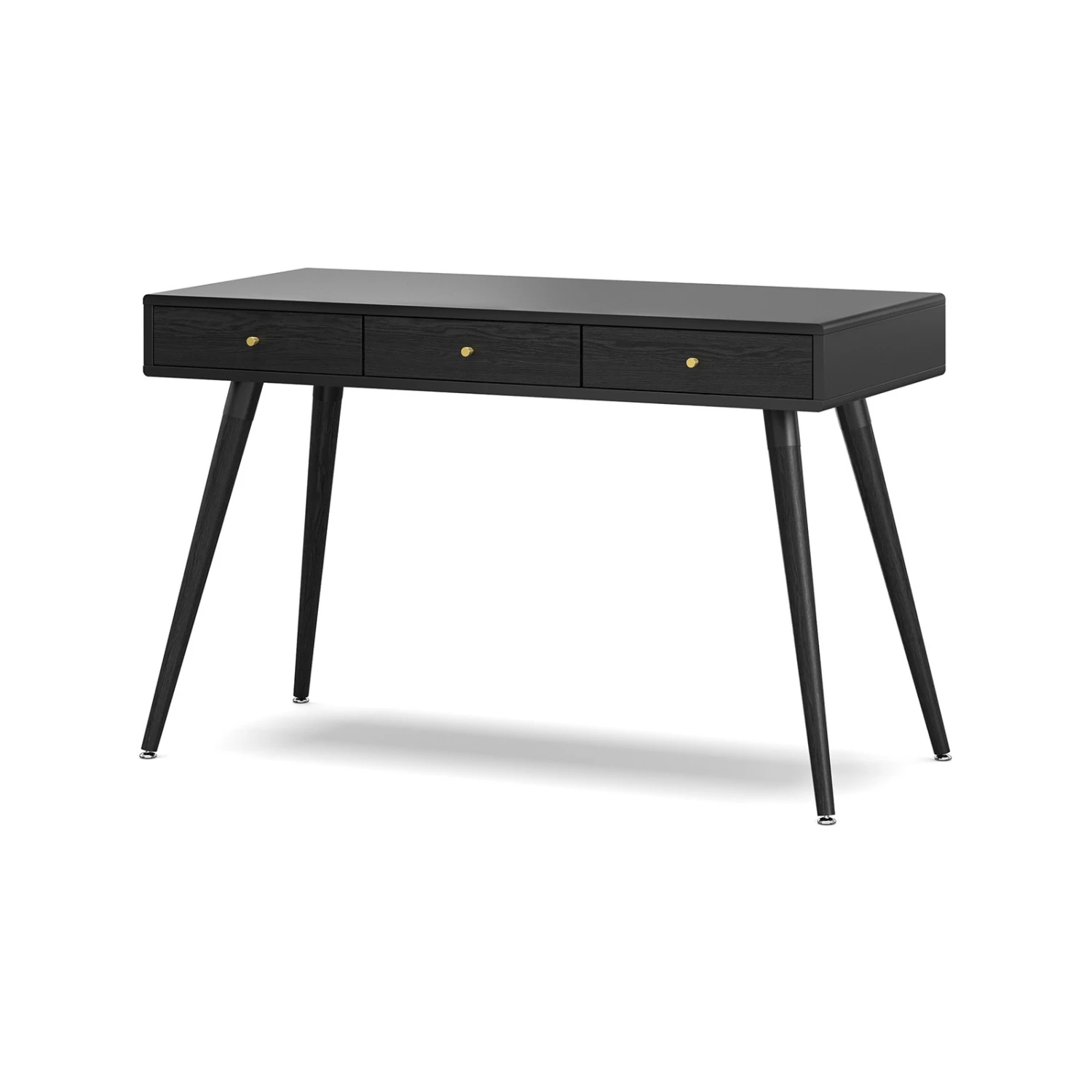 Budget π Australia Sale - L3 Home Einar Black Luxe 3 Drawer Home Office 120cm Writing Study Desk π 4 Budget π Australia Sale - L3 Home Einar Black Luxe 3 Drawer Home Office 120cm Writing Study Desk π - Image 2