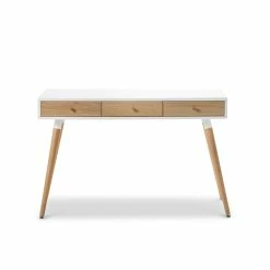 Deals 👍 Australia Only - L3 Home Einar Oak & White 3 Drawer Writing Desk 💯 15 Deals 👍 Australia Only - L3 Home Einar Oak & White 3 Drawer Writing Desk 💯 -L3 Home Sales e2ed0097523a4f858f80ed855e503d6b