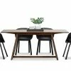 Top 10 😍 L3 Home Manhattan 5 Piece Walnut Dining Set With Replica Black Hay Scoop Chairs Brown - To Australia 🔥 -L3 Home Sales e46178a6b34d4d1e95dc5742e1526883