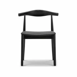Hot Sale 👏 Australia Only - L3 Home Elba Set Of 2 Black Solid Ashwood Oak Dining Chair 💯 -L3 Home Sales e501645b660c487b9aec78a93f180831