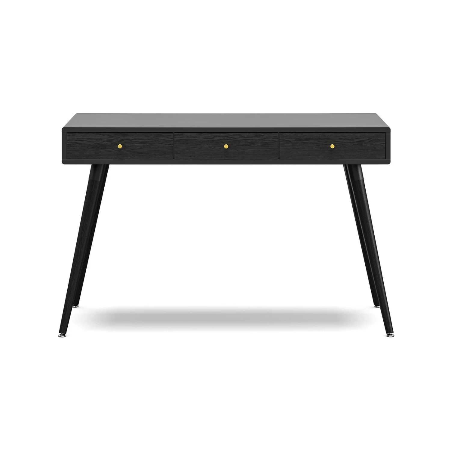 Budget π Australia Sale - L3 Home Einar Black Luxe 3 Drawer Home Office 120cm Writing Study Desk π 5 Budget π Australia Sale - L3 Home Einar Black Luxe 3 Drawer Home Office 120cm Writing Study Desk π - Image 3
