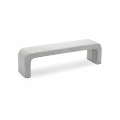 Brand new ✨ L3 Home Harper 160cm Hail Grey Designer Arch Curved Bench Seat Light Grey - To Australia 🧨 -L3 Home Sales e644cb20638d4bdf8aeb09f76ee93cd0