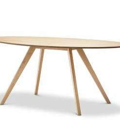 New 💯 Australia Sale - L3 Home Carol 180cm Oval Natural Oak Dining Table ⭐