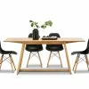 Cheap 🎉 Australia Only - L3 Home Manhattan 5 Piece Natural Oak Dining Set With Replica Black Eames Chairs 🎁 -L3 Home Sales e809118c9956415bae23c7fa78099c06